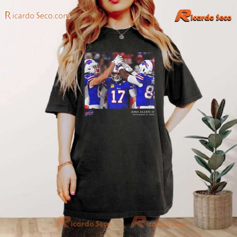 Josh Allen Buffalo Bills Nfl Graphic Unisex T-shirt-b oDHvFdO