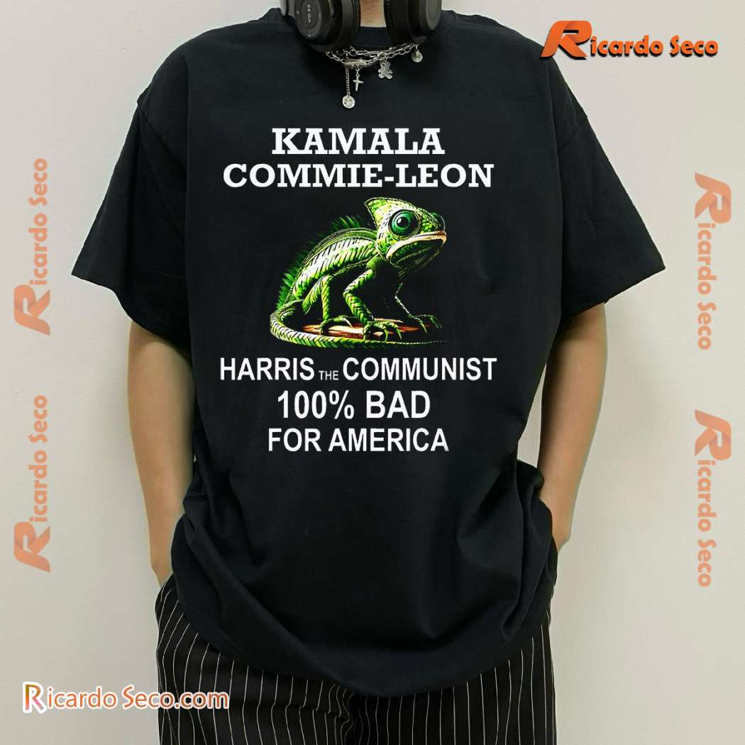 Kamala Commie-leon Harris The Communist 100% Bad For America Classic Ladies Tee GBkRbLh