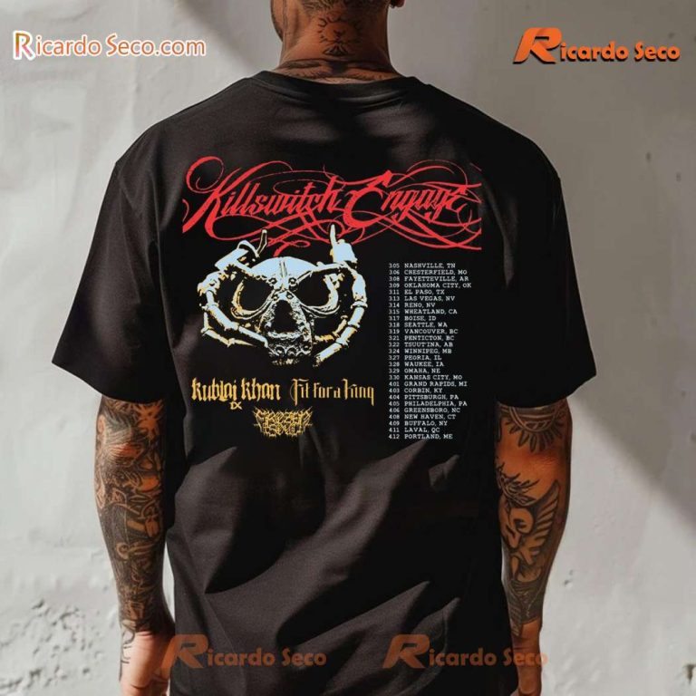 Killswitch Engage Spring 2025 North American Tour Unisex T-shirt-x 6WT1ctb