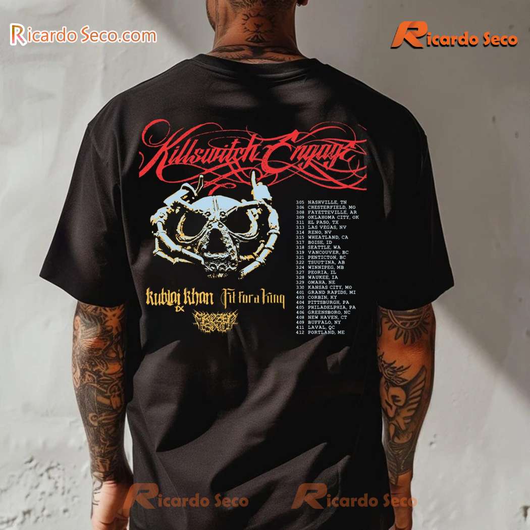 Killswitch Engage Spring 2025 North American Tour Unisex T-shirt-x 6WT1ctb