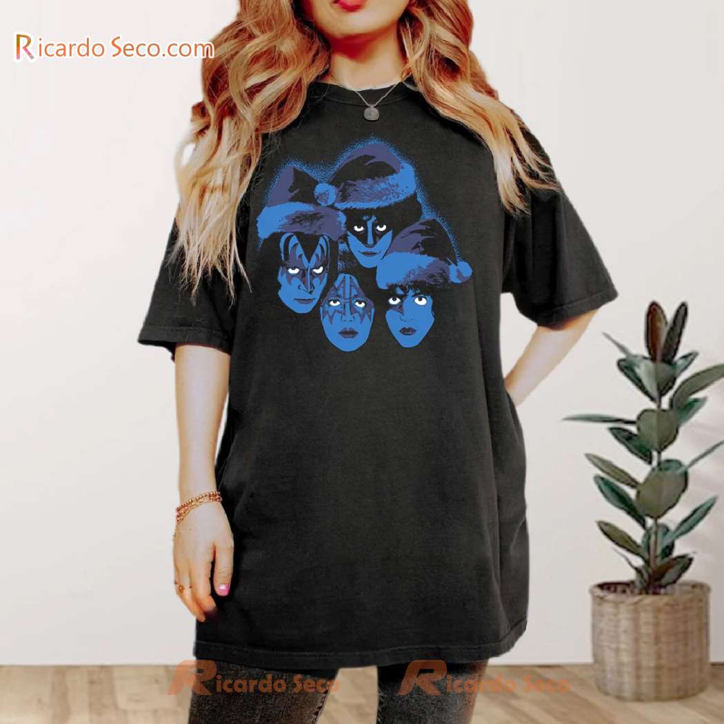 Kiss Band Twas' The Night Before Kissmas Unisex T-shirt 3fw4Xvp