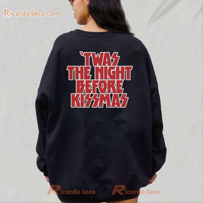 Kiss Band Twas' The Night Before Kissmas Unisex T-shirt-b NC8cYFu