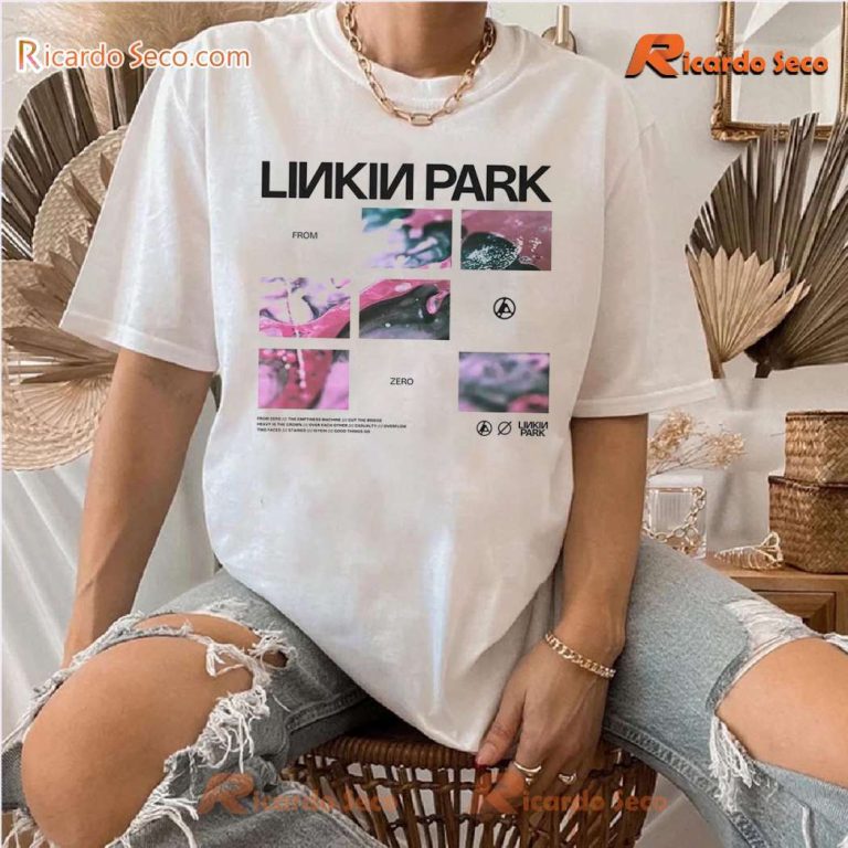 Linkin Park From Zero Album Art Grid Classic Men Shirt-a ZYjH3nr