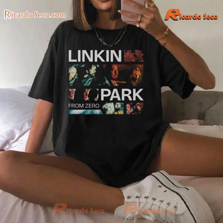 Linkin Park From Zero Photo Collage Unisex T-shirt-b pLAU4mR