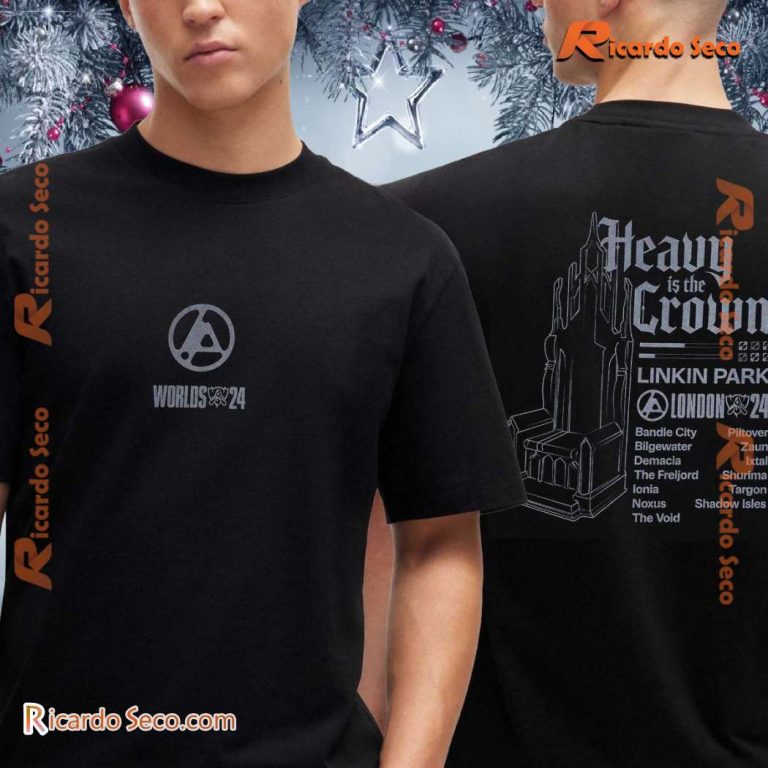 Linkin Park Heavy Is The Crown League Of Legends Worlds 2024 Champions London Unisex T-shirt gQUseRx