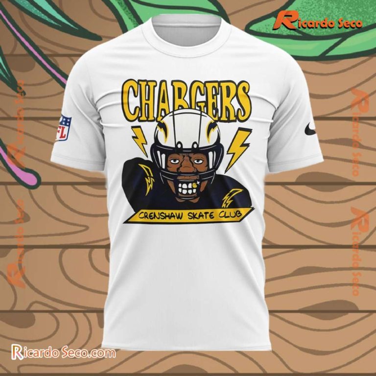 Los Angeles Chargers X Crenshaw Skate Club Unisex T-shirt-a ib79JTN