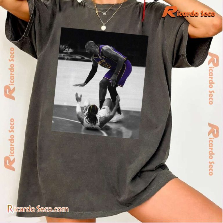 Los Angeles Lakers Lebron James I'm Leaving Here With Sumn Classic Men Shirt-b ReDudH4