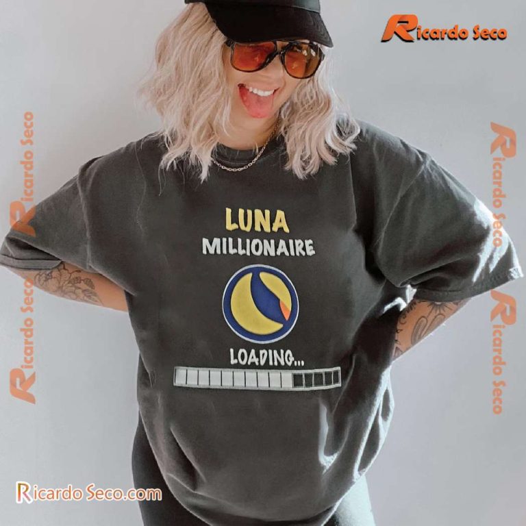 Luna Millionaire Loading Graphic Classic Ladies Tee-a FwxmhZX