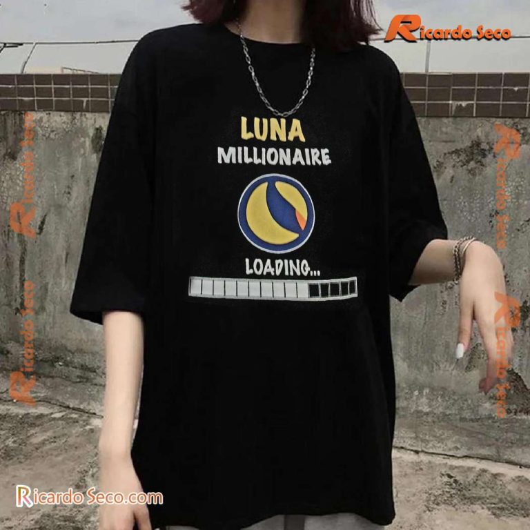 Luna Millionaire Loading Graphic Classic Ladies Tee-b mLAJpR8