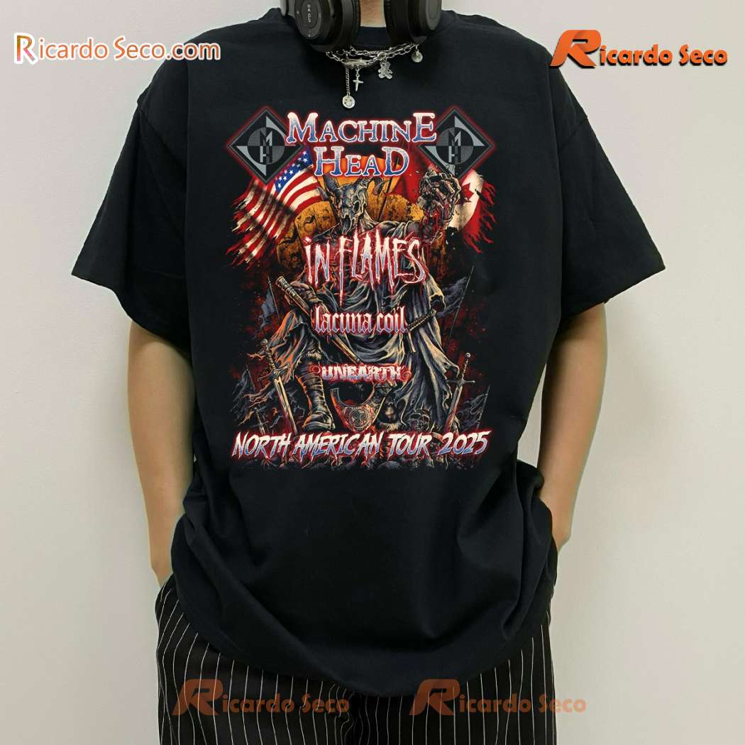 Machine Head 2025 North American Tour Unisex T-shirt hQ7TeBJ