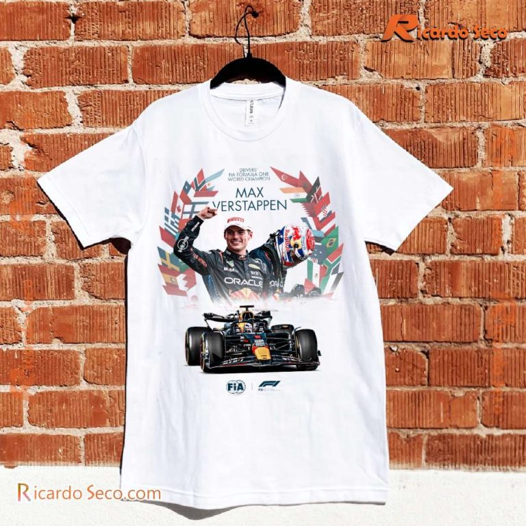 Max Verstappen Drivers Fia Formula One World Champion 2024 Unisex T-shirt-b 1D0QhZH