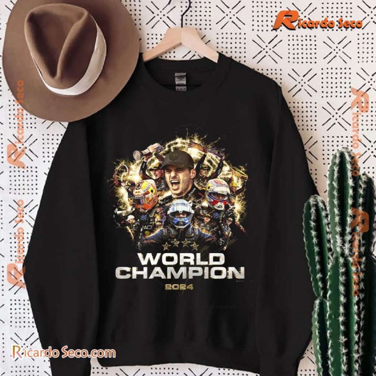 Max Verstappen The Formula 1 World Champion 2024 Unisex T-shirt-b N8ZQXL7