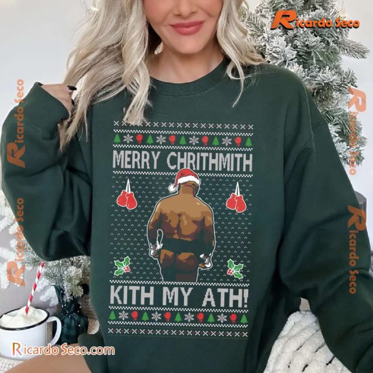 Merry Chrithmith Kith My Ath Mike Tyson Classic Shirt-a hM0OzYN