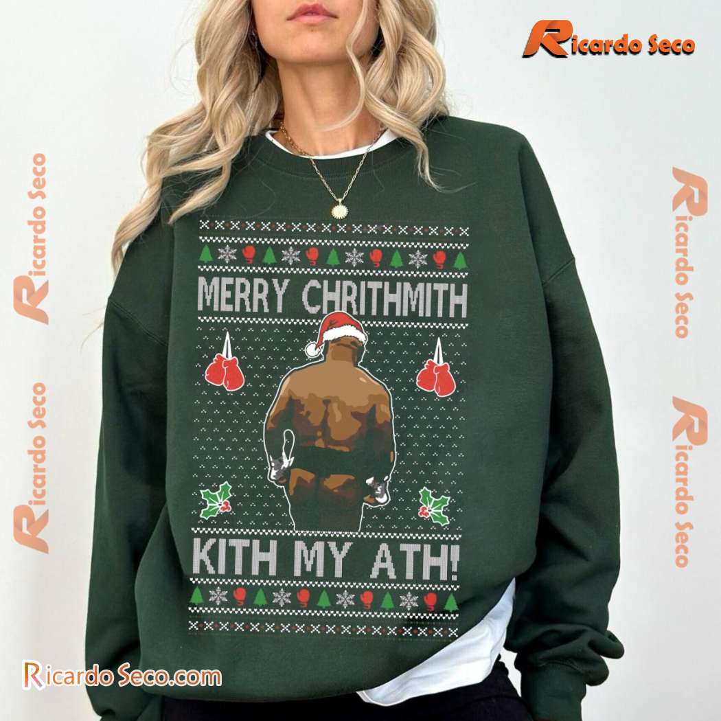 Merry Chrithmith Kith My Ath Mike Tyson Classic Shirt O9GpkXs