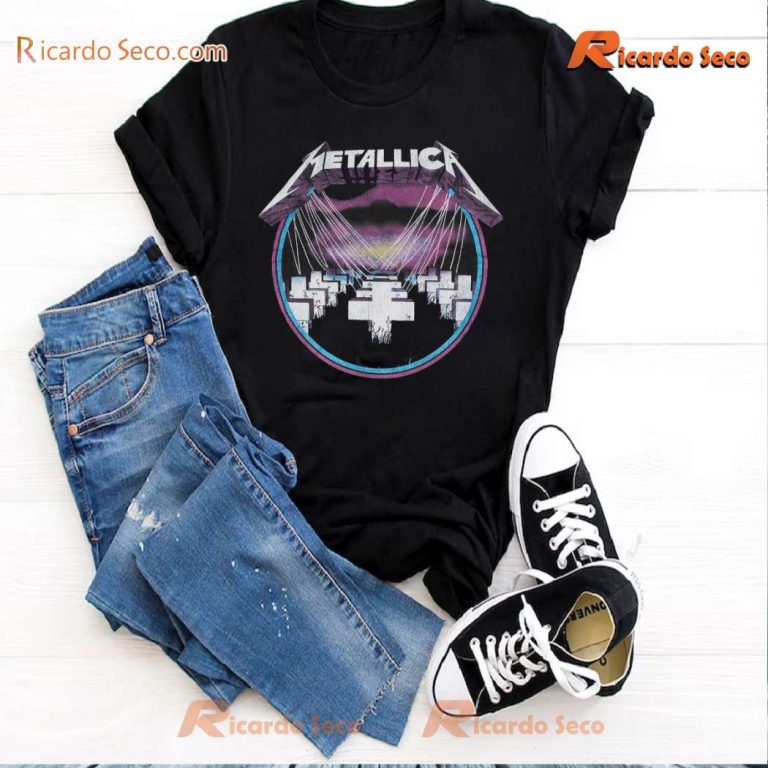 Metallica Master Of Puppets Circle Gift For Fan Classic Men Shirt-b dz0SsFH