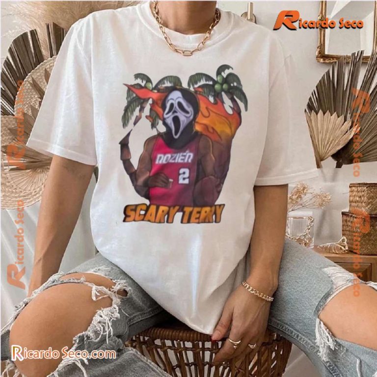 Miami Heat Scary Terry Rozier Ghostface Gift For Fan Classic Men Shirt-a 5dP0Ubu