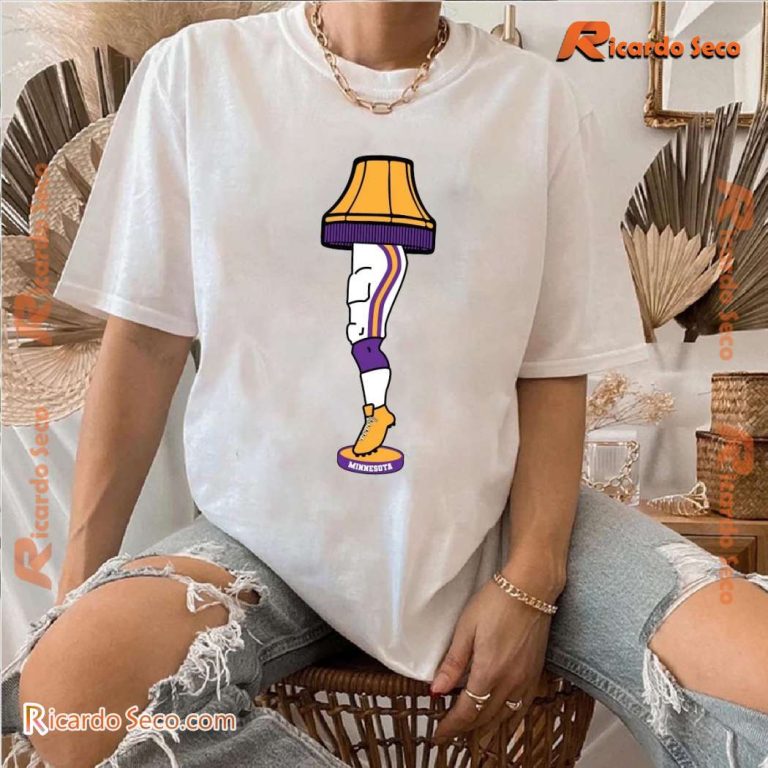 Minnesota Vikings Leg Lamp Unisex T-shirt-a eld15XQ