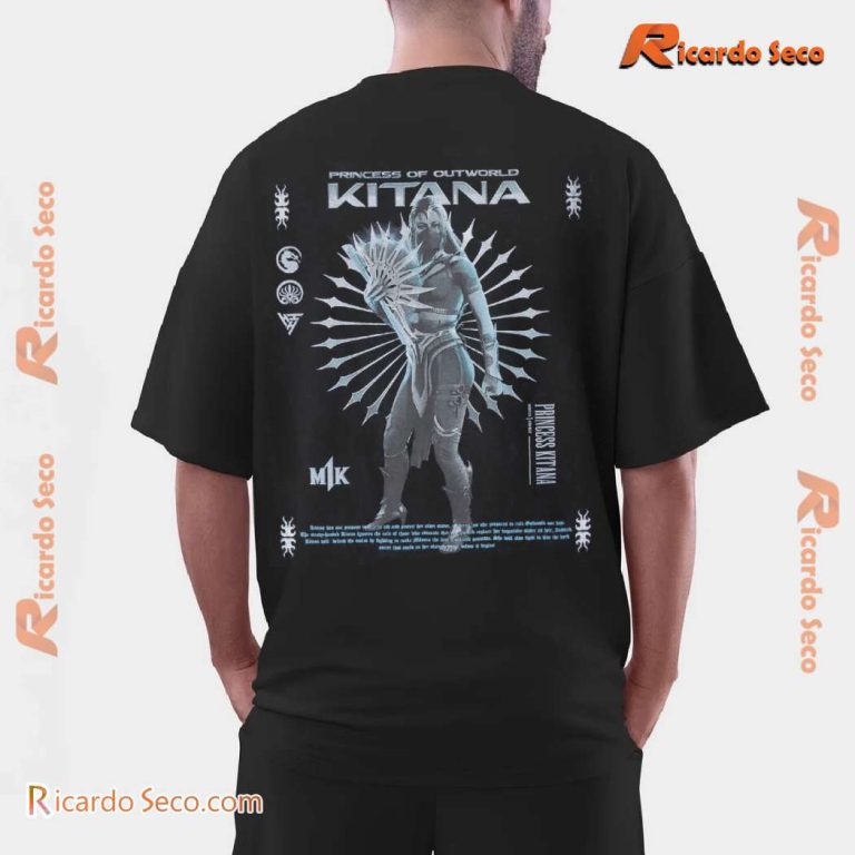 Mortal Kombat Kitana Princess Of Outworld Classic Men Shirt-b UGvSi6u