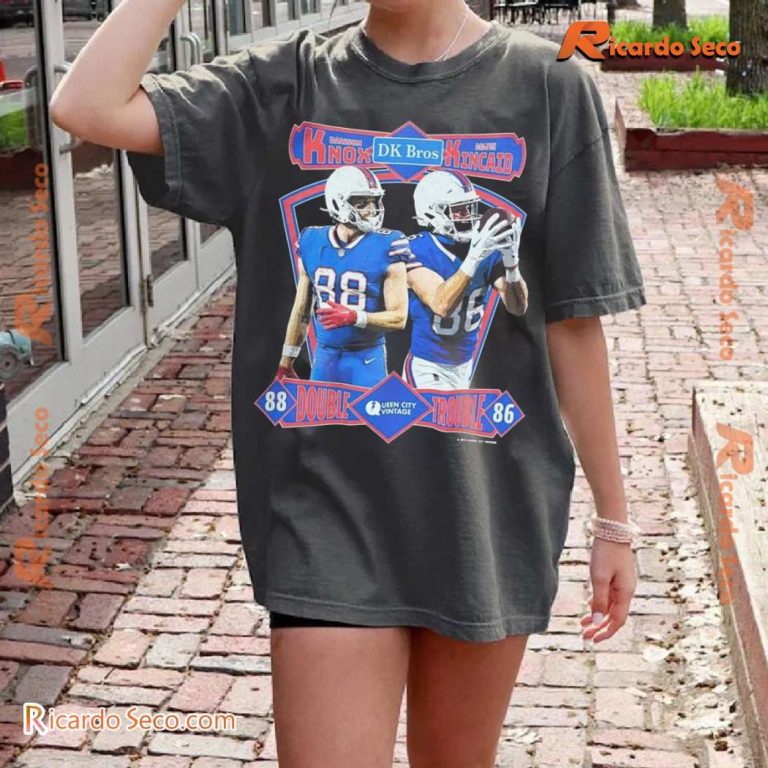 NFL Buffalo Bills Dawson Knox #88 And Dalton Kincaid #86 Dk Bros Queen City Vintage Classic Men Shirt-a SMgzW1v