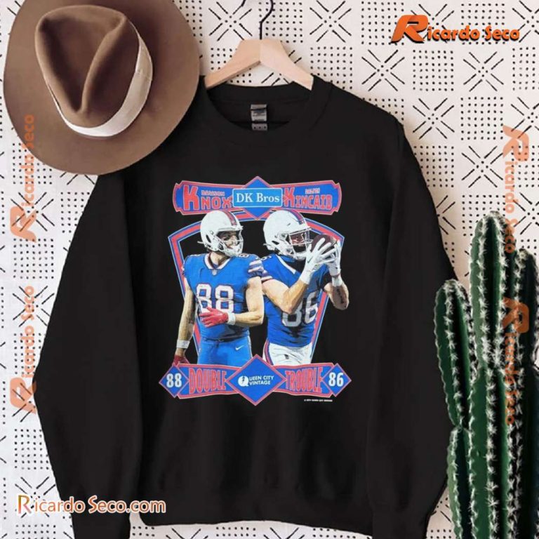 NFL Buffalo Bills Dawson Knox #88 And Dalton Kincaid #86 Dk Bros Queen City Vintage Classic Men Shirt-b 5wK4rCP