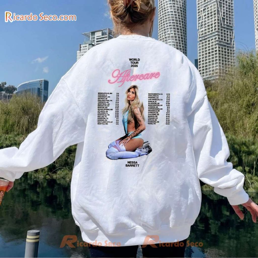 Nessa Barrett Aftercare World Tour 2025 Classic Men Shirt Ricardo nessa-barrett-aftercare-world-tour-2025-classic-men-shirt-ricardo
