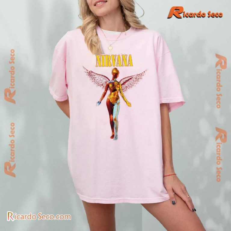 Nirvana In Utero Pink Gift For Fan Classic Ladies Shirt-a KvxE9wq