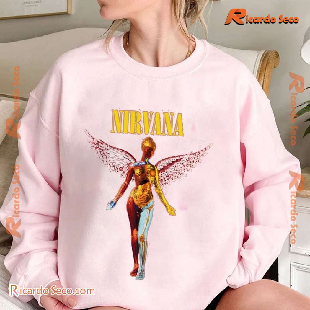 Nirvana In Utero Pink Gift For Fan Classic Ladies Shirt bKJeLWf