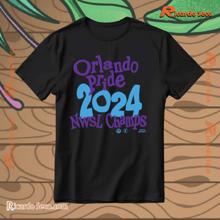 Orlando Pride 2024 Nwsl Champs Unisex T-shirt HoGtwh7