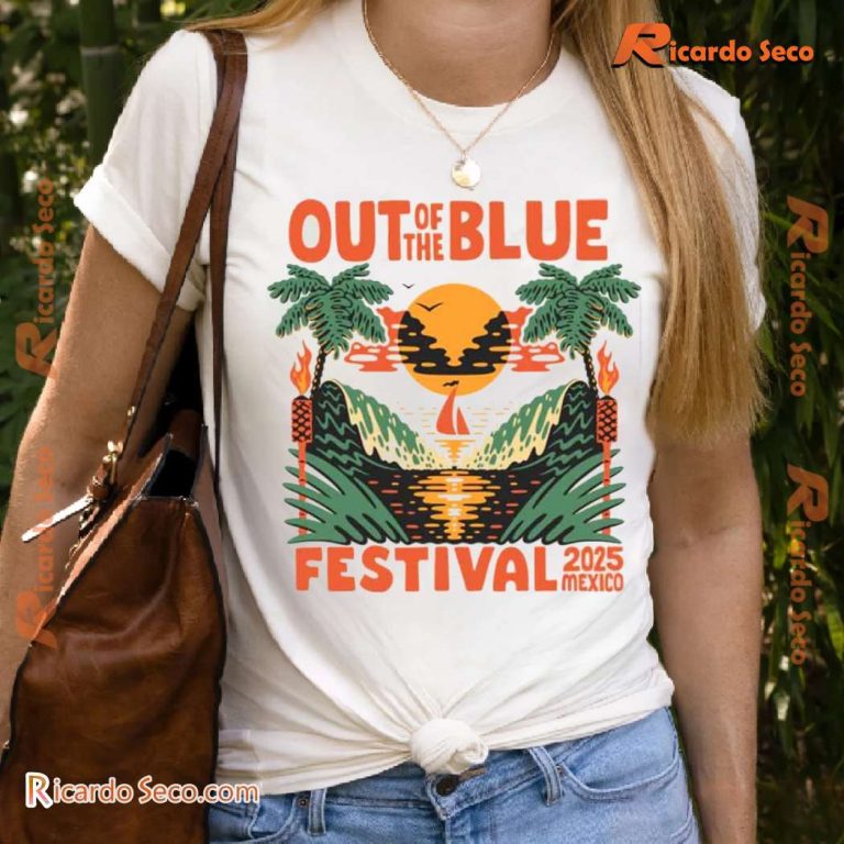 Out Of The Blue Festival Mexico 2025 Waves Unisex T-shirt, Long Sleeve suKnh6d