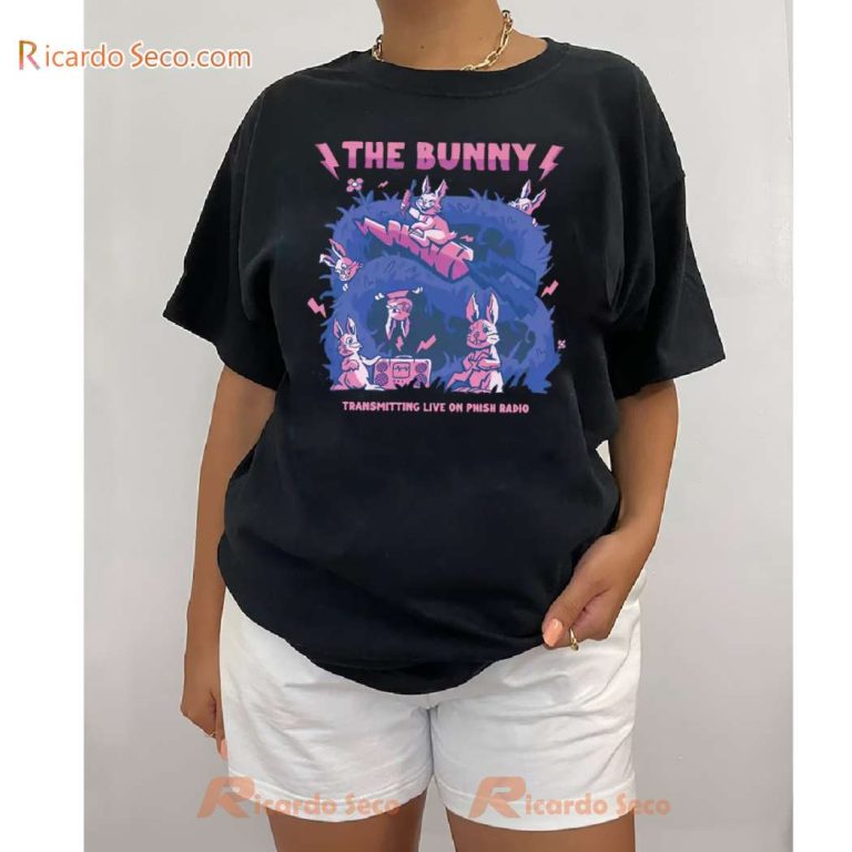 Phish The Bunny Transmitting Live On Phish Radio Unisex T-shirt-b GoIYlJh