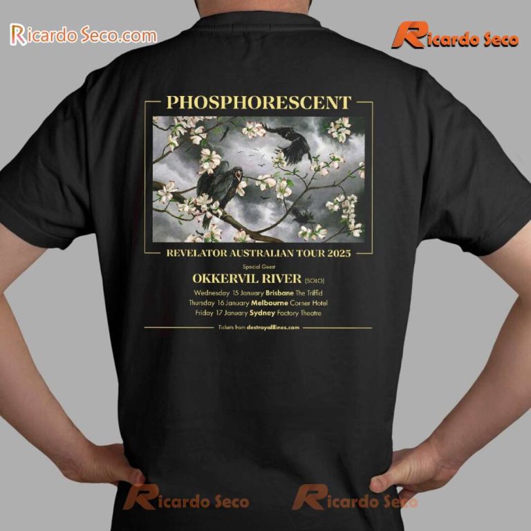 Phosphorescent Revelator Tour Of Australia 2025 Classic Men Shirt-c eTNKd9w