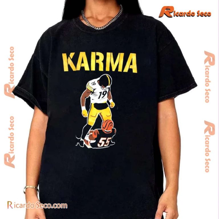 Pittsburgh Steelers Karma Juju Smith-schuster 19 Burfict 55 Classic Men Shirt-a yXEqj5R