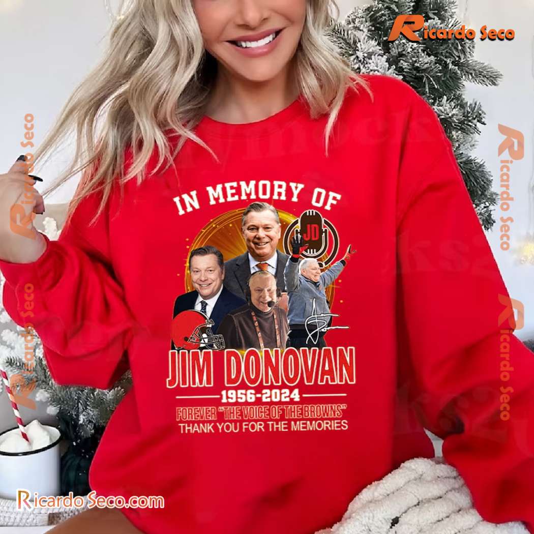 RIP Jim Donovan 1956-2024 Forever The Voice Of The Browns Classic Men Shirt-c 8qEBGhM