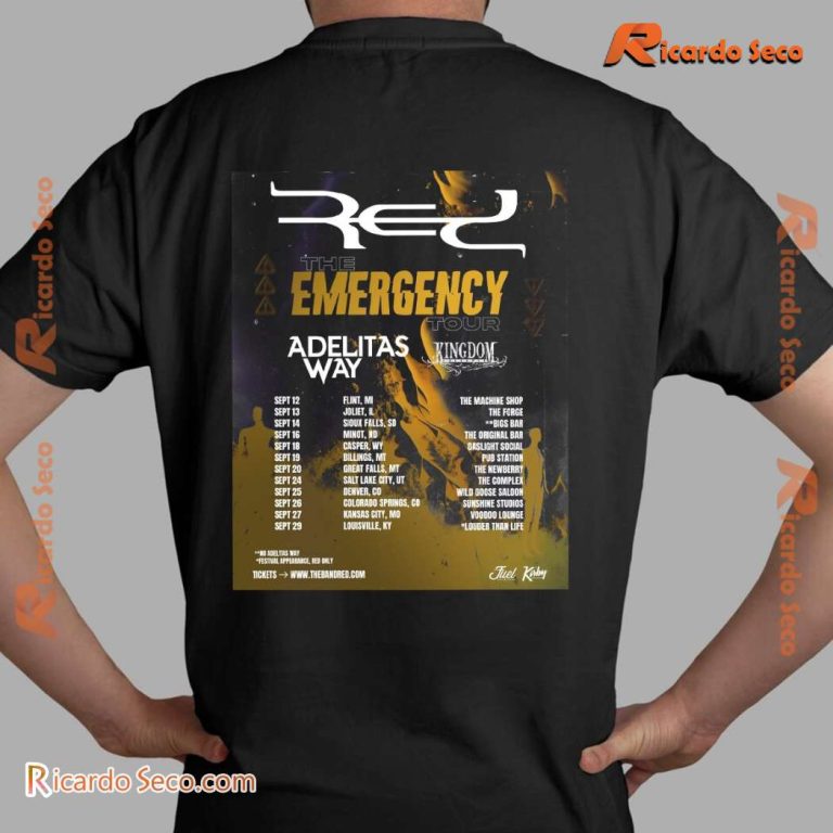 Red The Emergency Tour 2024 Gift For Fan Classic Men Shirt-b H2cyxCm