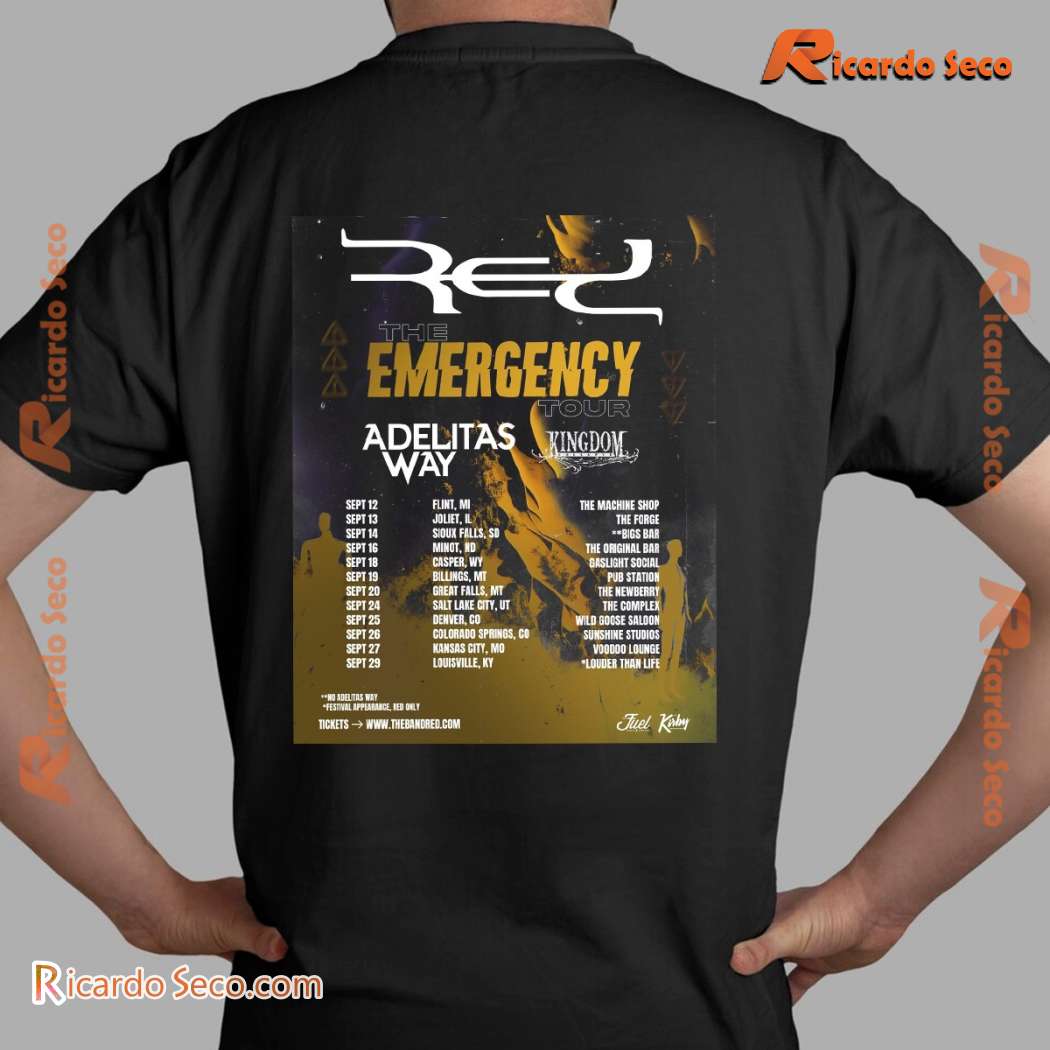 Red The Emergency Tour 2024 Gift For Fan Classic Men Shirt-b Red The Emergency Tour 2024 Gift For Fan Classic Men Shirt-b H2cyxCm