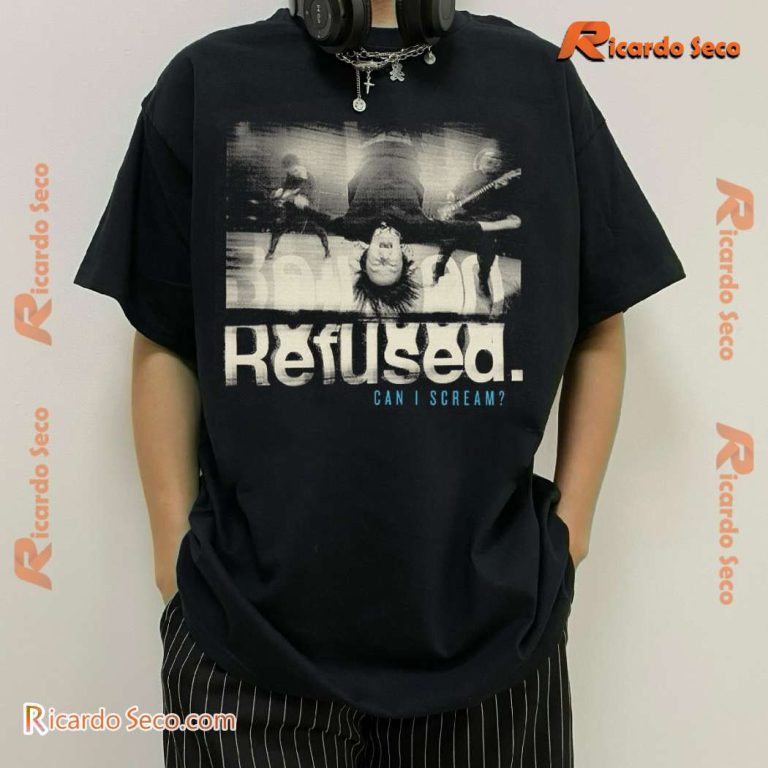 Refused Can I Scream Graphic Classic Men Shirt-b 6dkph0q