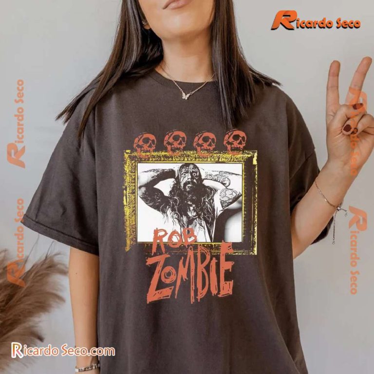 Rob Zombie Skulls Frame Comfort Colors Graphic Unisex T-shirt-a KFZgSUe