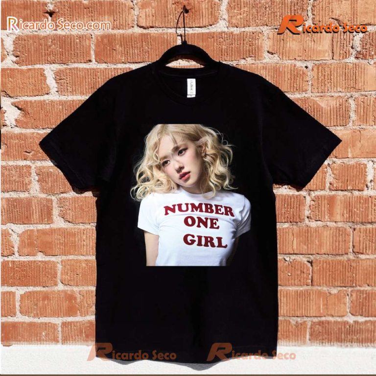 Rose Blackpink Number One Girl Photo Graphic Unisex T-shirt R0XgdF8