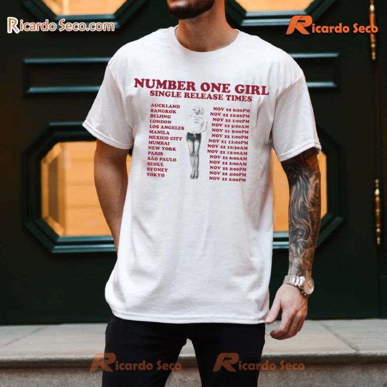 Rosé Number One Girl Single Release Times Unisex T-shirt-a OlEURo0