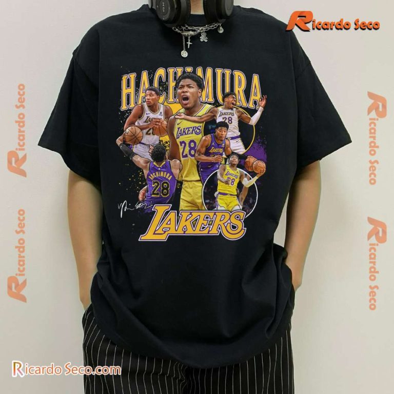 Rui Hachimura Los Angeles Lakers NBA Multi Photo Player Unisex T-shirt XVlNRGg