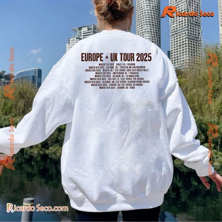 Shaboozey Europe Uk Tour 2025 Dates Schedule Two Sided Classic Men Shirt-b IdsWh4r