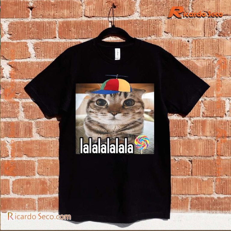 Silly Cat With Lollipop Meme Unisex T-shirt lzGbPcw