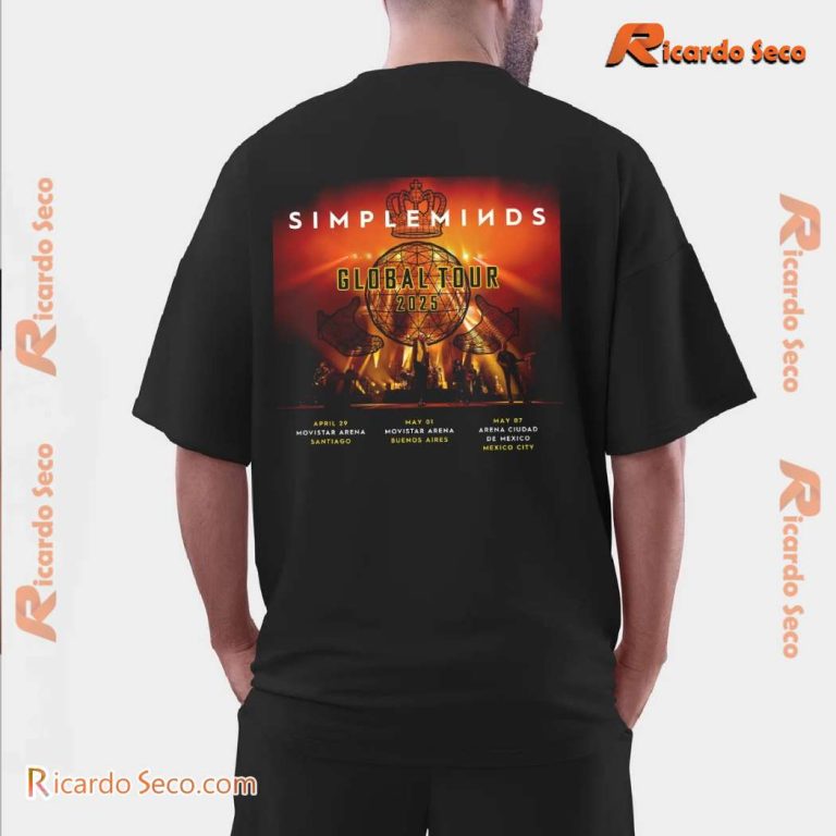 Simple Minds Returns To Mexico With Their Global Tour 2025 Classic Men Shirt-b 1JqakB4