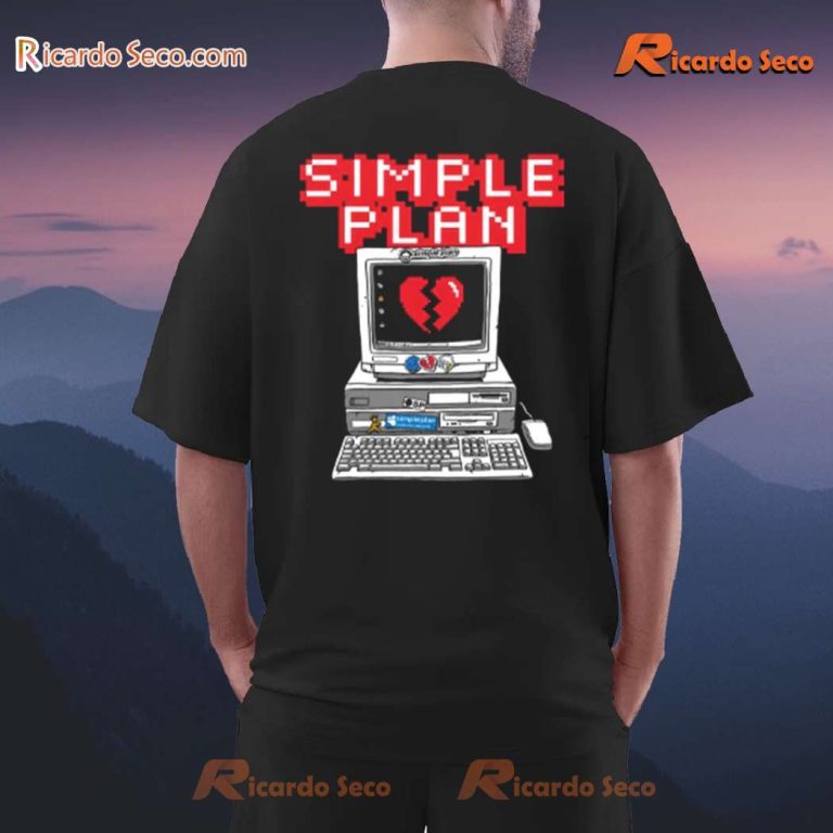 Simple Plan 90's Computer Gift For Fan Classic Men Shirt-a pkQNKHM