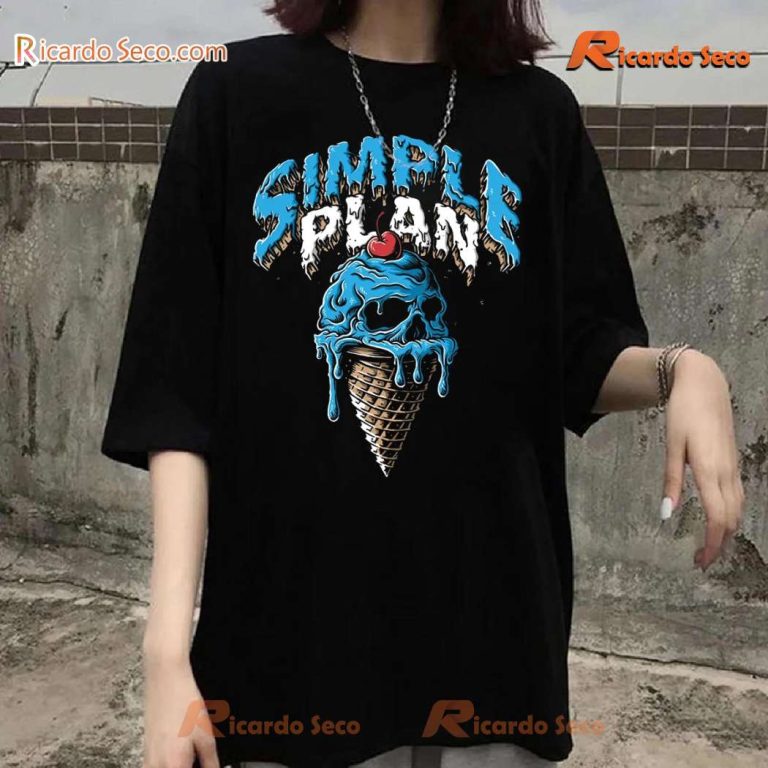 Simple Plan Ice Cream Graphic Unisex T-shirt k9FMgrO