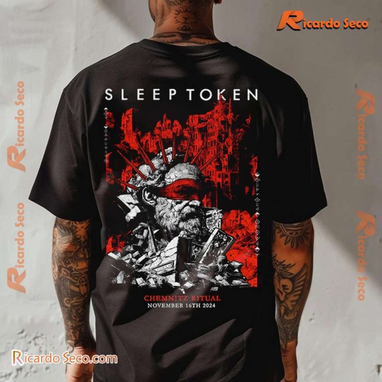 Sleep Token Chemnitz Ritual November 16th 2024 Classic Men Shirt Pm6sXi7