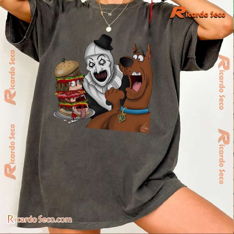 Terrifier And Scooby Doo Shaggy Gift For Fan Classic Men Shirt-a rkDgO6b