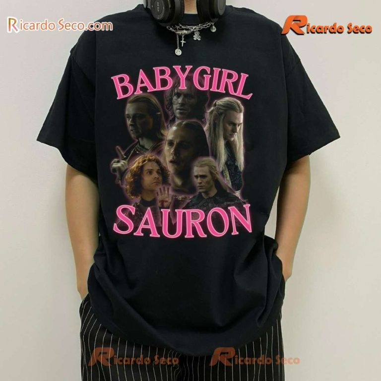 The Lord Of The Rings The Rings Of Power Baby Girl Sauron Vintage T-shirt GdgbHaW