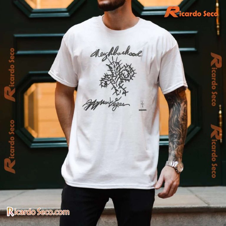 Travis Scott Cj X Neighborhood Drawing Unisex T-shirt PhDCkR8