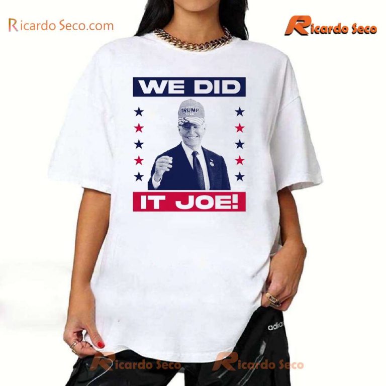 Trump 2024 We Did It Joe Funny Graphic Classic Men Shirt-b DjShapJ